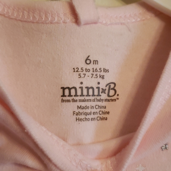 Mini B Unicorn 6 MO Babygirl 2 Piece Set - Picture 5 of 8